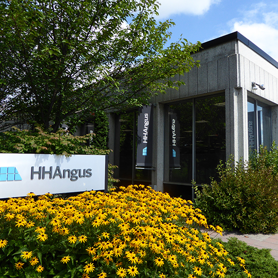 Exterior of HHA building.