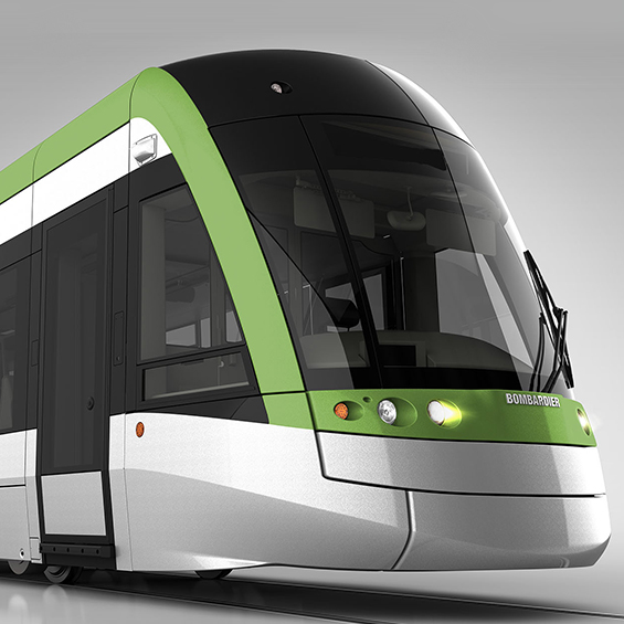 Image of LRT train.