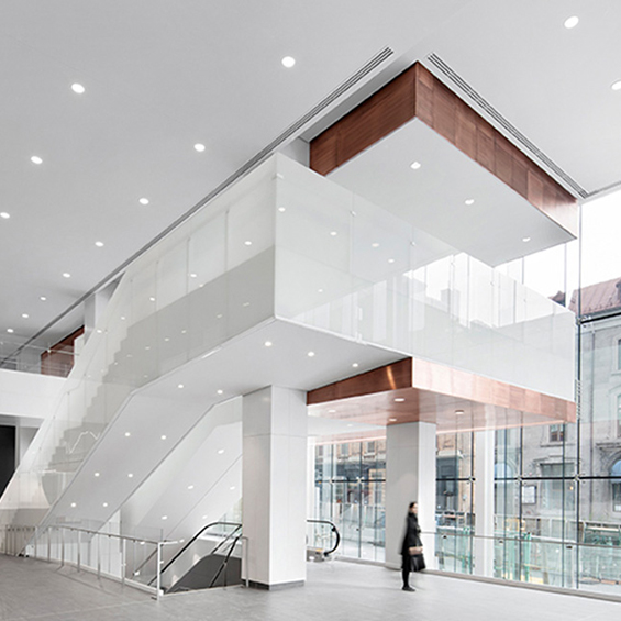 Interior of CHUM building.
