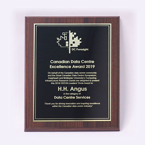 Canadian Data Centre Excellence Award.