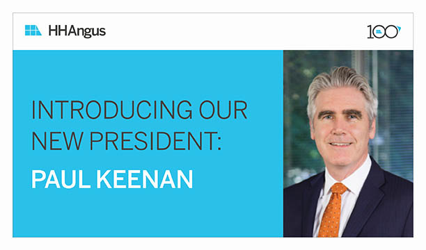 Paul Keenan, President Announcement