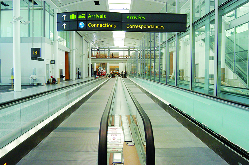 GTAA T1 walkway