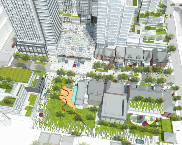 Mirvish Village - Aerial View (Markham)