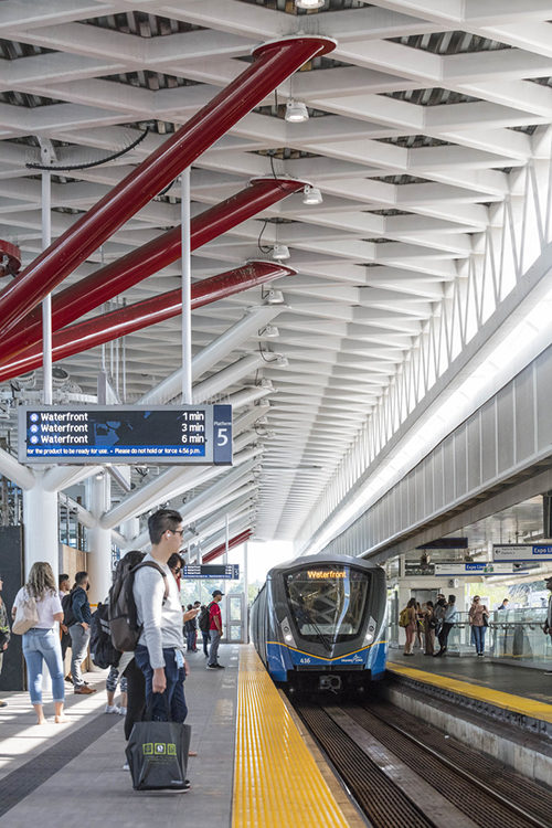 Commercial Platform of Commercial Broadway Station