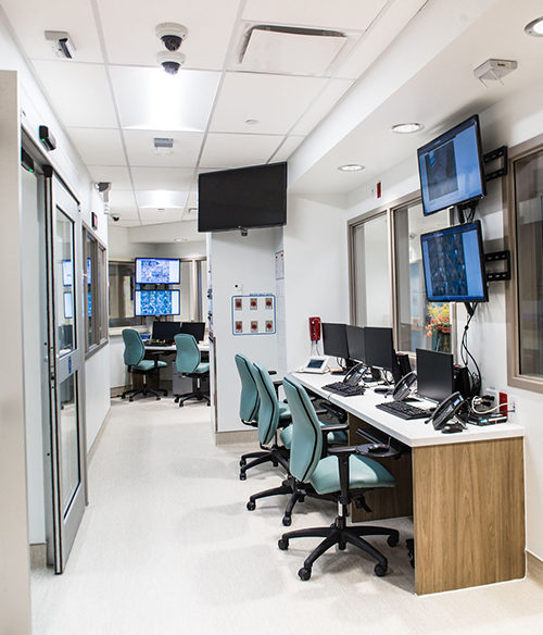 SJ-MHESU-18 Observation of patient activities from a secure staff area