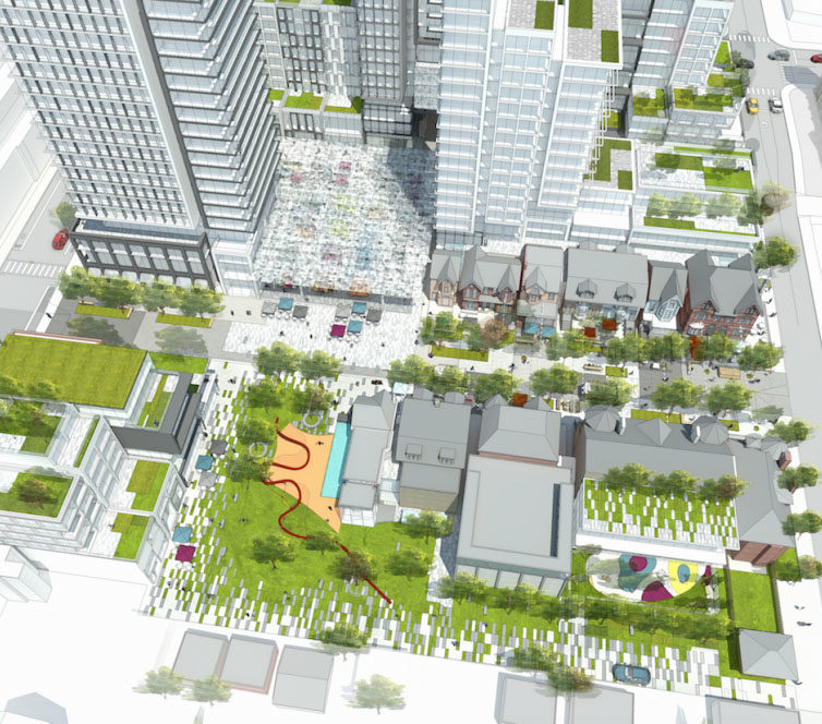 Mirvish Village - Aerial View (Markham)
