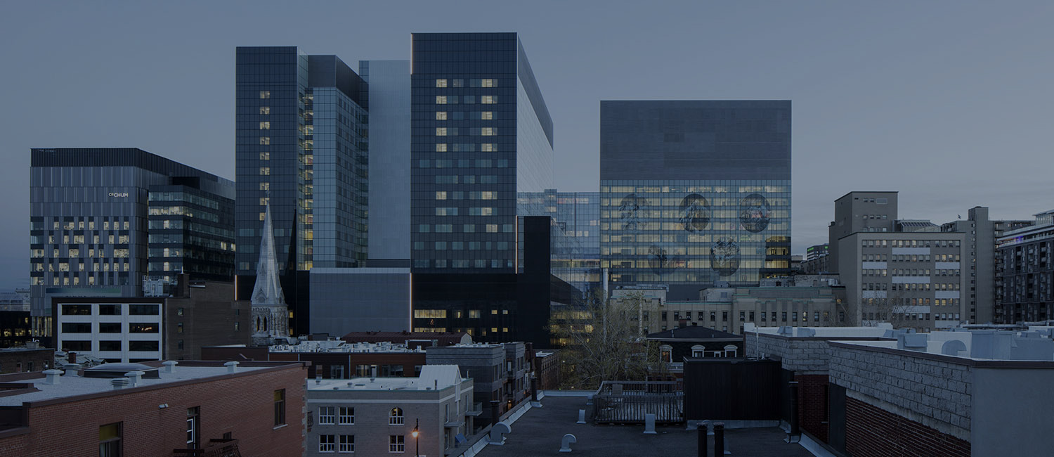 Image d’un établissement de santé moderne de la ville de Montréal