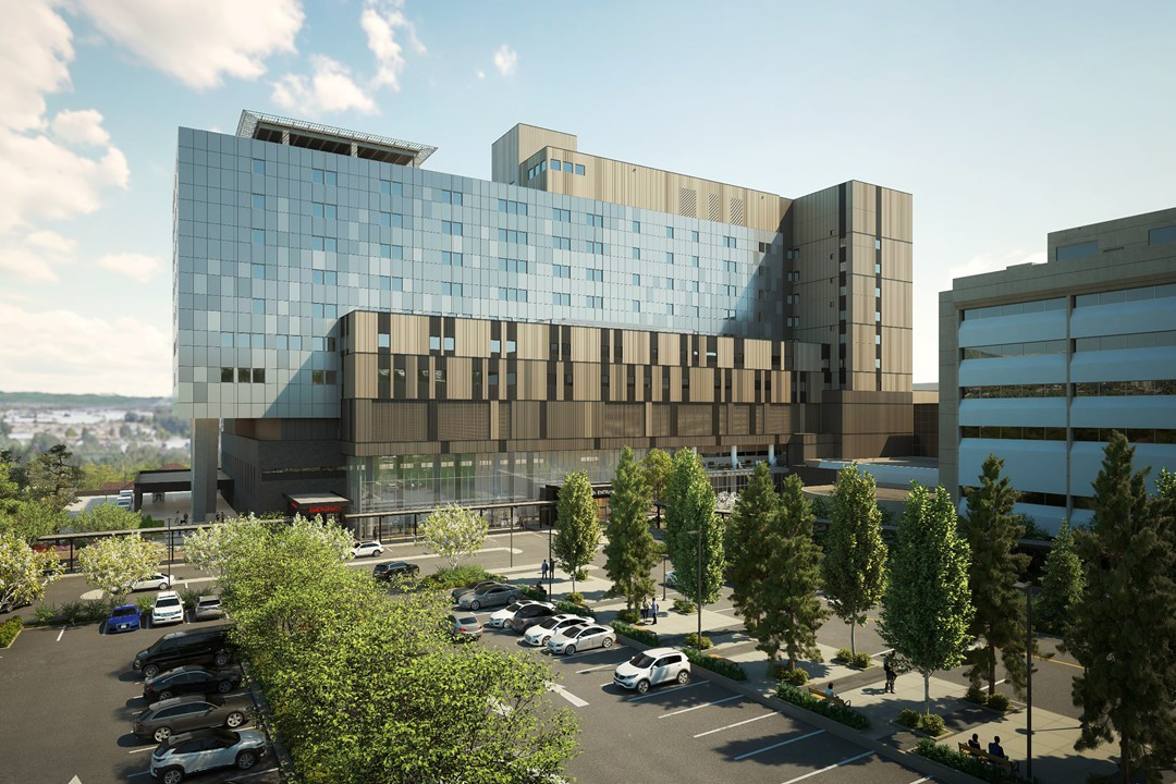 Royal Columbian Hospital, Redevelopment, rendering credits: Fraser Health Rendering of Royal Columbian Hospital Redevelopment