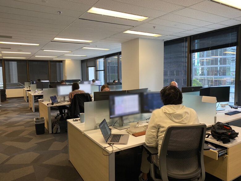 Image of HHA Vancouver office interior workstations