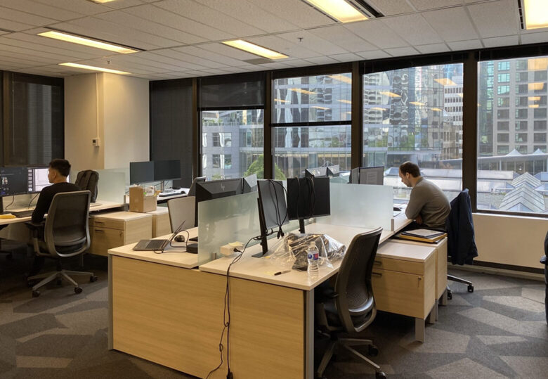 Image of HHA interior office workstations
