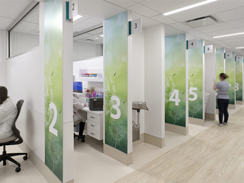 UHN RAZ Image of hospital assessment pods