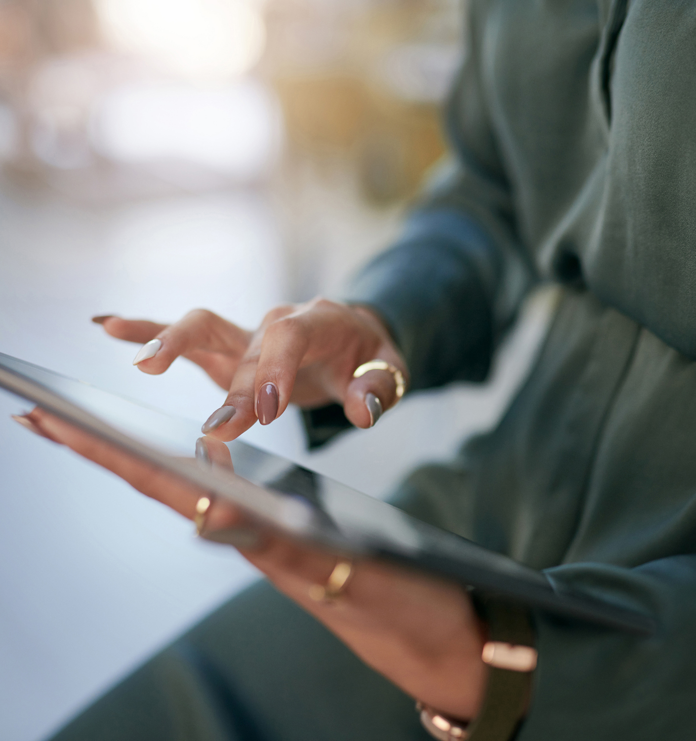 Shot of a businesswoman using a digital tablet in a modern office Tap into a marketing powerhouse