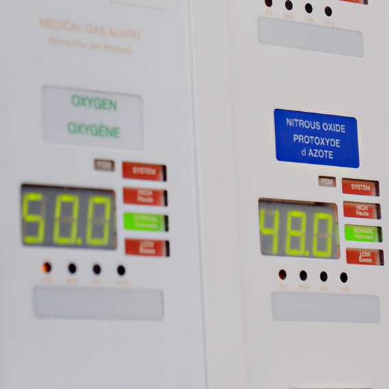 N2O meter reading image