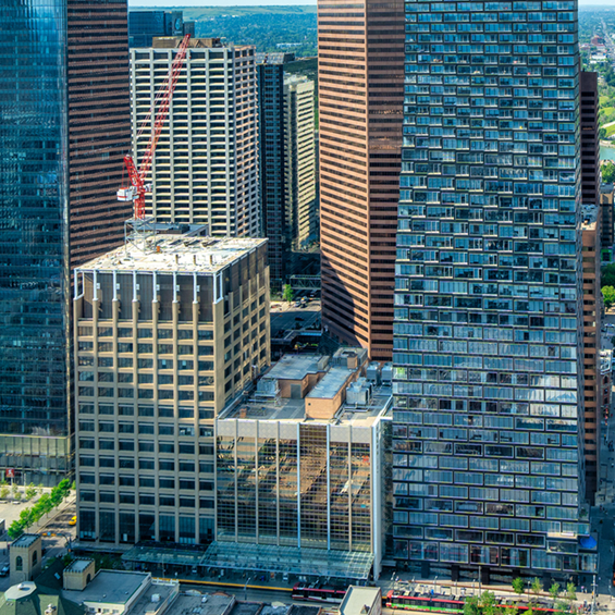 image of TELUS Len Werry Building Turbine Replacement